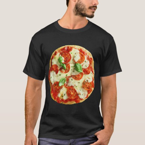 Pizza Margherita Neapolitan Italian Delivery Boy F T_Shirt