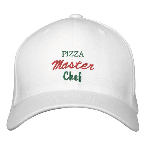 PIZZA   Master Chef  Embroidered Baseball Cap
