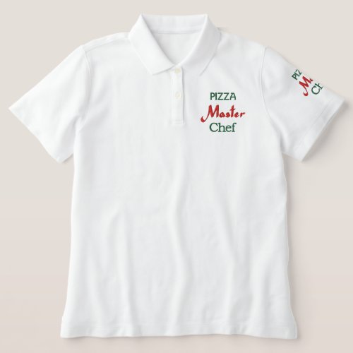 PIZZA   Master Chef   Embroidered Polo Shirt