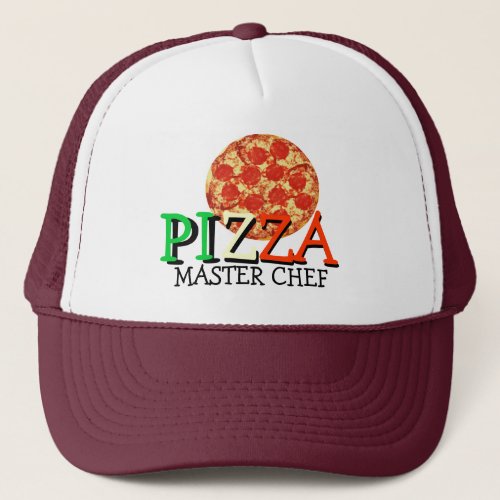 Pizza Master Chef Trucker Hat