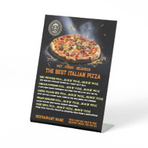Pizza Menu and Display 