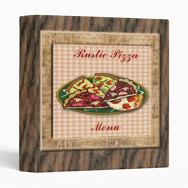 Pizza Menu Binder (Front/Spine)