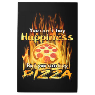 Pizza  metal print