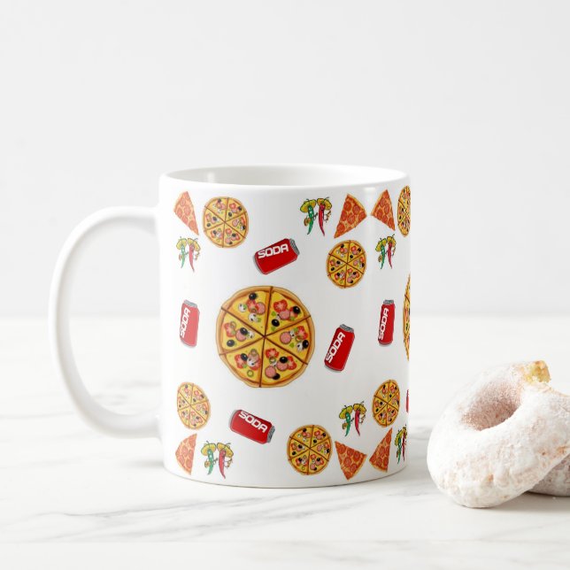 Pizza Mug (With Donut)