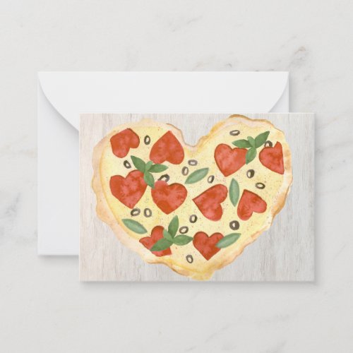 Pizza My Heart Kids Classroom Valentine Cards