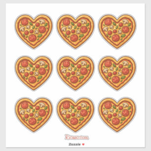 Pizza my Heart Sticker