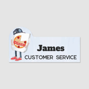 Pizza Name Tag