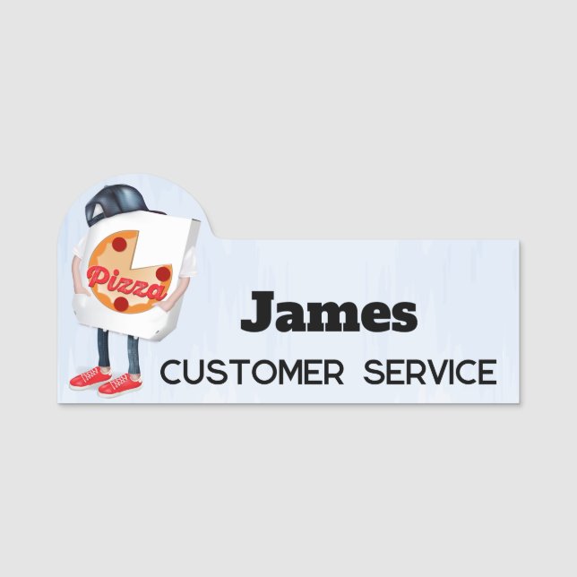 Pizza Name Tag (Front)