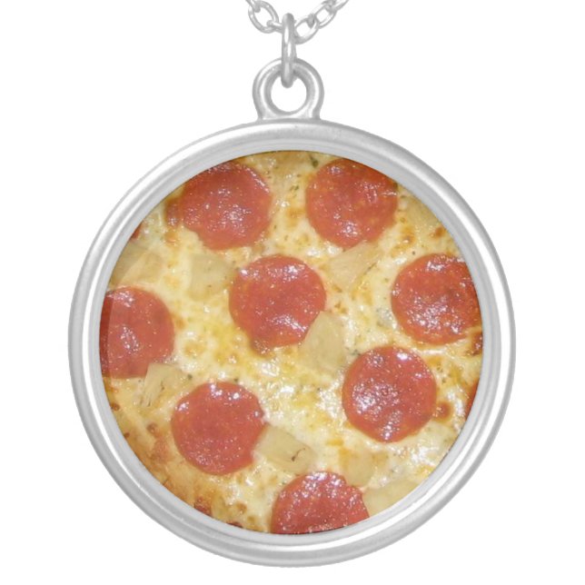 Pizza necklace - customize (Front)