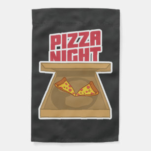 Pizza Night   Garden Flag
