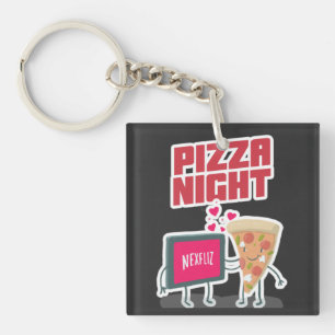 Pizza Night Keychain