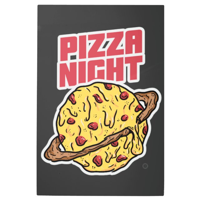 Pizza Night   Metal Print (Front)