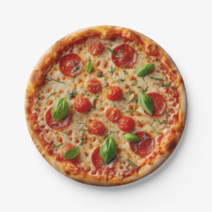 Pizza Night Paper Plates