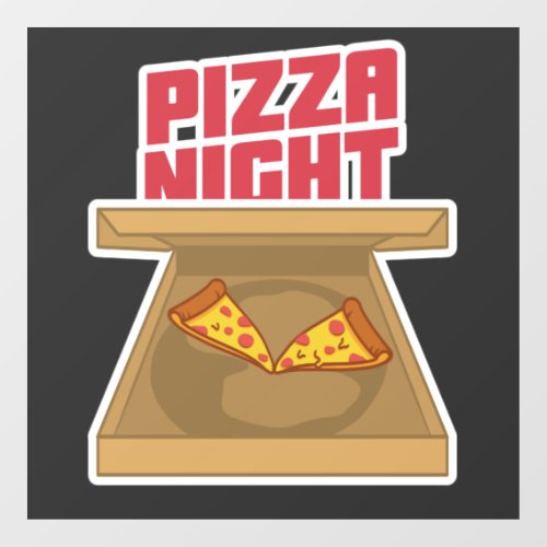 Pizza Night   Window Cling