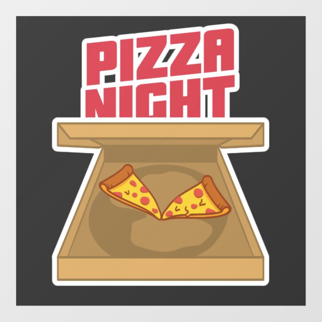 Pizza Night   Window Cling (Sheet)