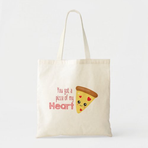 Pizza Of My Heart Tote Bag