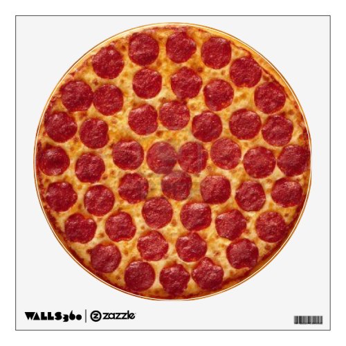 Pizza on the Wall decal