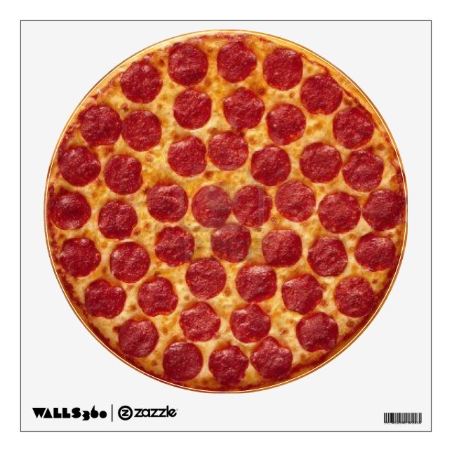Pizza on the Wall decal (Front)