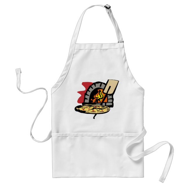 Pizza Oven Adult Apron (Front)