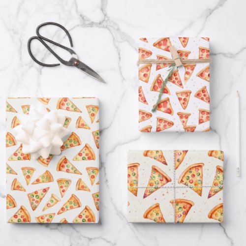 Pizza Palette Wrapping Paper