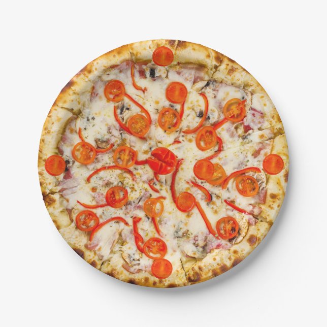 Pizza Paper Plates (Front)