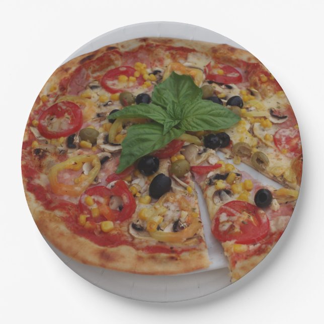 Pizza Paper Plates (Front)