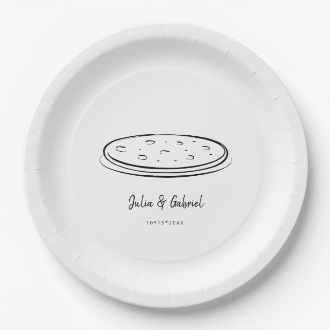 Pizza Paper Plates (Front)