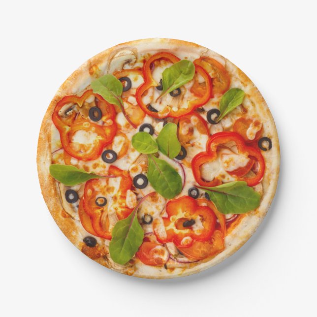 Pizza  paper plates (Front)