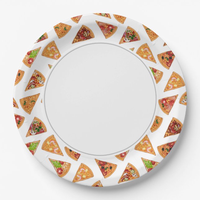 Pizza  paper plates (Front)