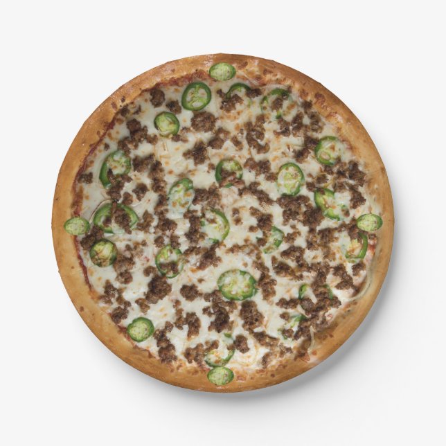 Pizza Paper Plates (Front)