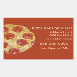 Pizza Parlor custom stickers