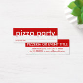 pizza party appointment card (Desk)