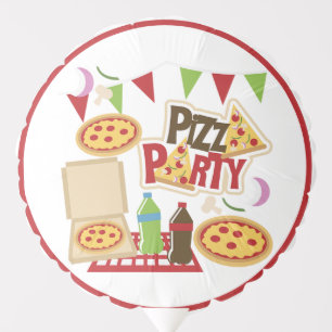 Pizza Party Balloon