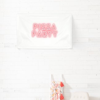 Pizza Party Banner