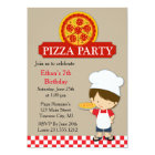 Pizza Making Birthday Party Invitation Card | Zazzle.com