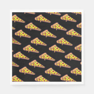 Pizza Party Birthday Decor Fun Pizza Slice Theme Napkins