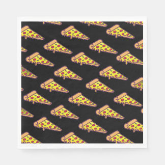 Pizza Party Birthday Decor | Fun Pizza Slice Theme Napkins