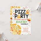 Pizza Party Birthday Kids Italian Fun Boy Girl