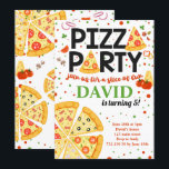 Pizza Party Birthday Kids Italian Fun Boy Girl Invitation<br><div class="desc">Pizza Party Birthday Kids Italian Fun Boy Girl</div>