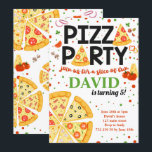 Pizza Party Birthday Kids Italian Fun Boy Girl Invitation<br><div class="desc">Pizza Party Birthday Kids Italian Fun Boy Girl</div>