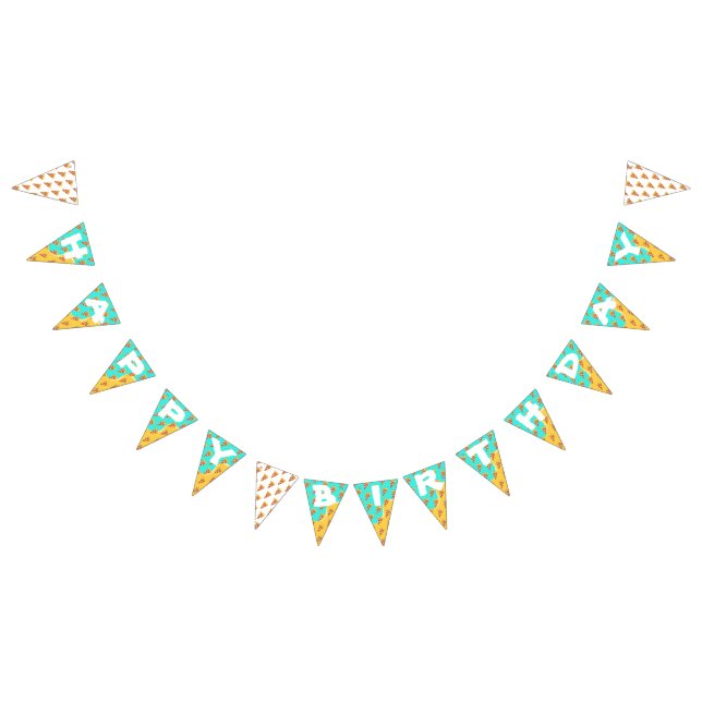 Pizza party bunting flags (All)