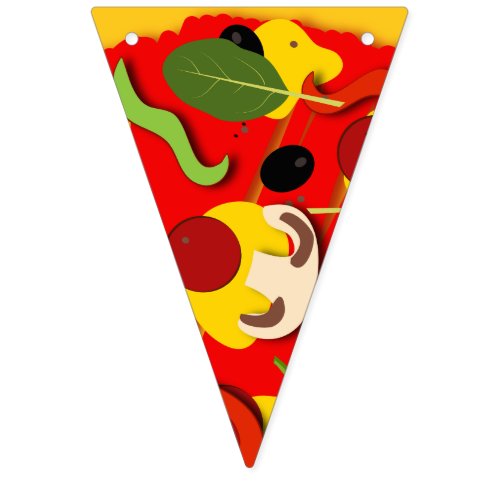 Pizza Party Bunting Flags