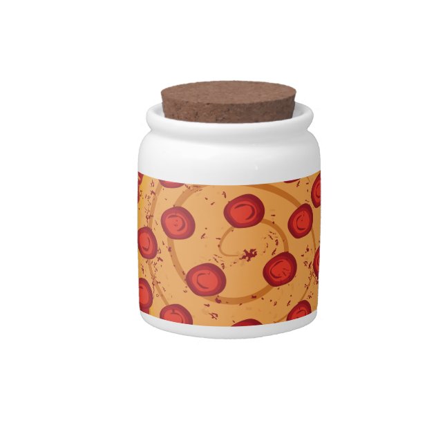 Pizza Party Candy Jar (Front)