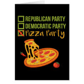 Pizza Party - Funny Novelty Political (Front)