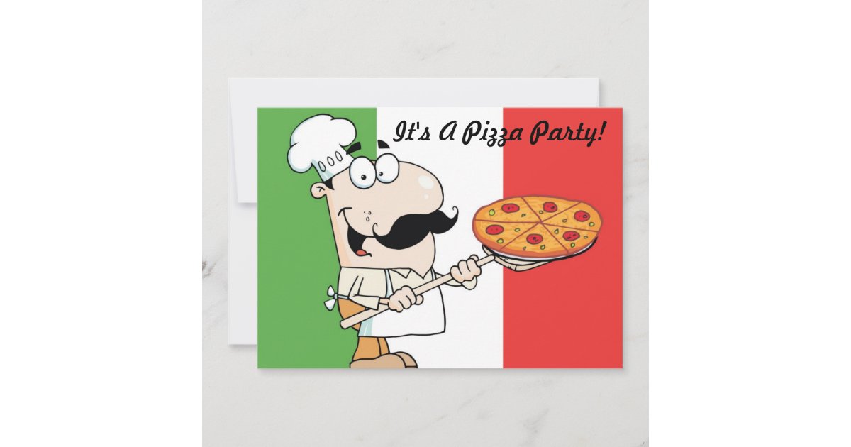 pizza party invitation | Zazzle.com