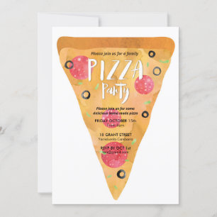 Pizza Party Invitation