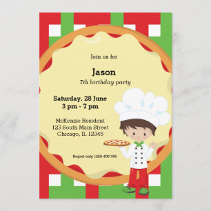 Pizza Party Invitation