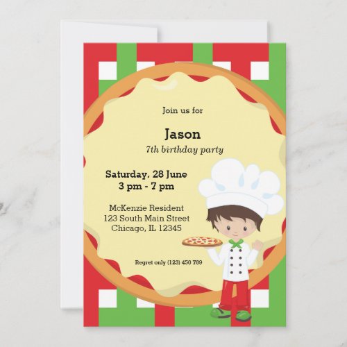 Pizza Party Invitation