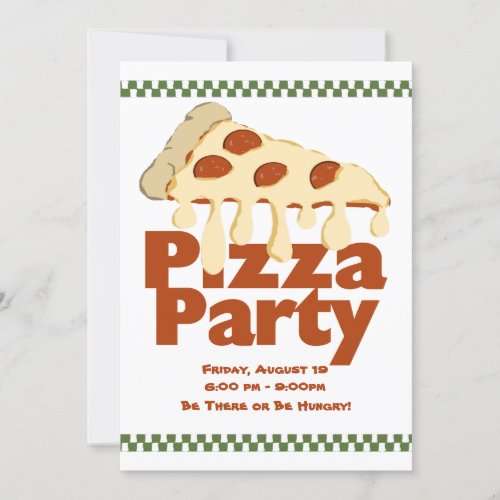 Pizza Party Invitation