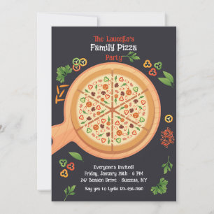 Pizza Party Invitation